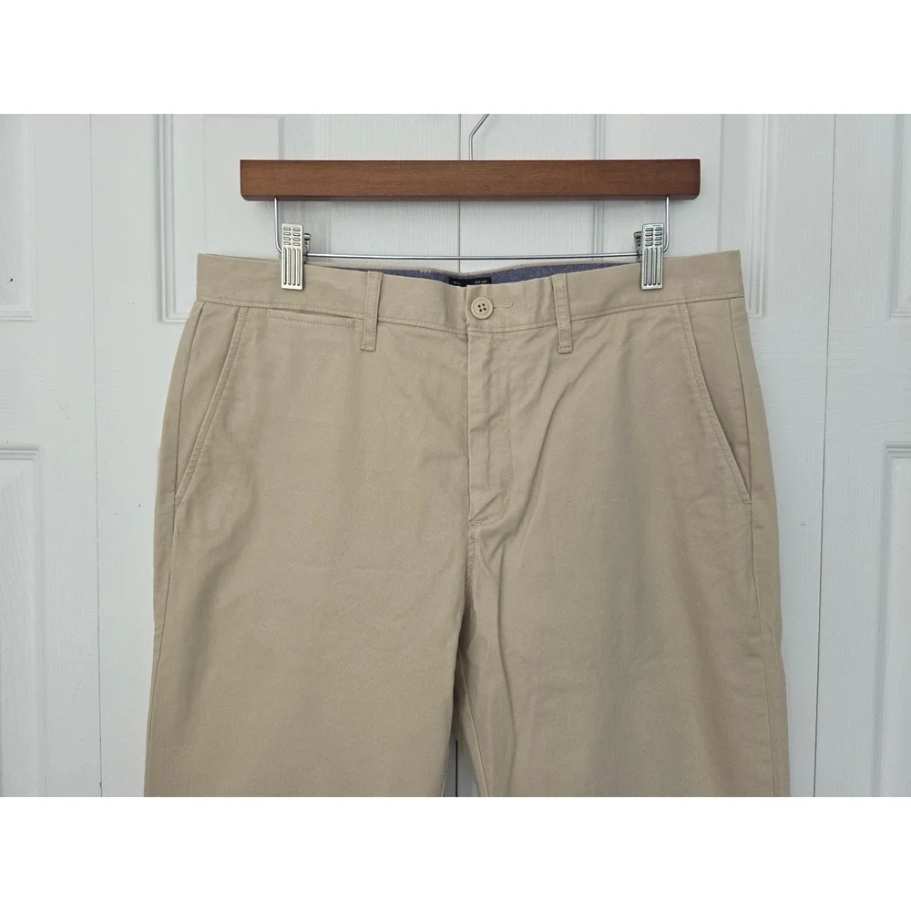 J. Crew 770 Straight Ft Chino Pants Mens 32 x 38 Unhemmed Tan NWT $98 AR886
